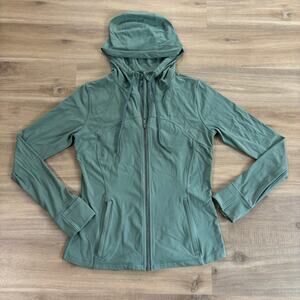 Lululemon Hooded Define Jacket *Nulu Tidewater Teal Women Size 12
